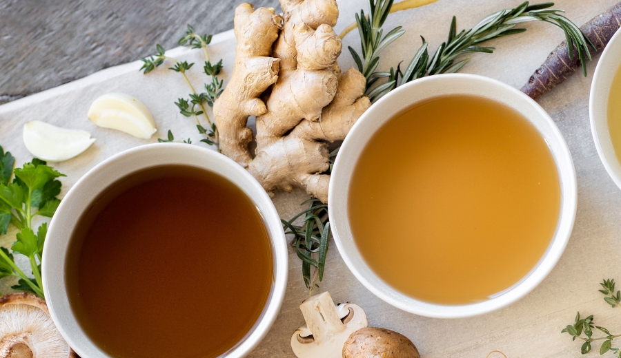trà gừng giảm đau đầu