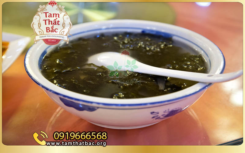 12 Món Ăn giảm quá trình lão hoá giảm lão hóa bằng canh rong biển