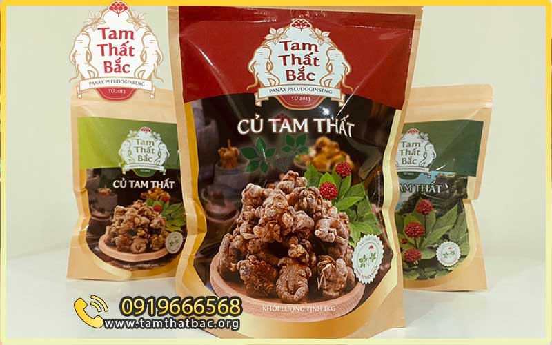 Tam thất nam có tác dụng gì cu tam that kho dong goi 1kg