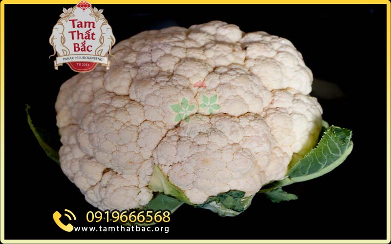 súp lơ trắng là thực phẩm giàu năng lượng
