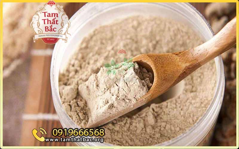 bột tam thất có tác dụng gì