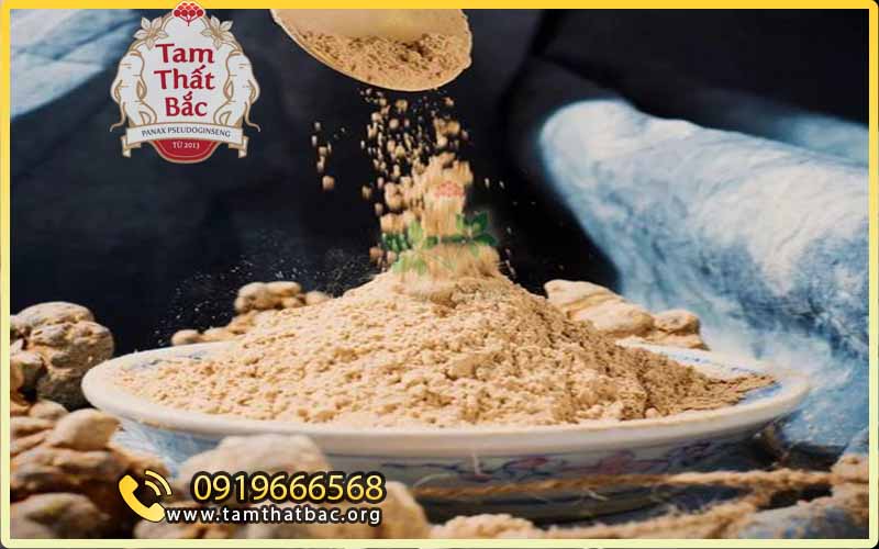 sử dụng bột tam thất đều đặn để nâng cao đề kháng